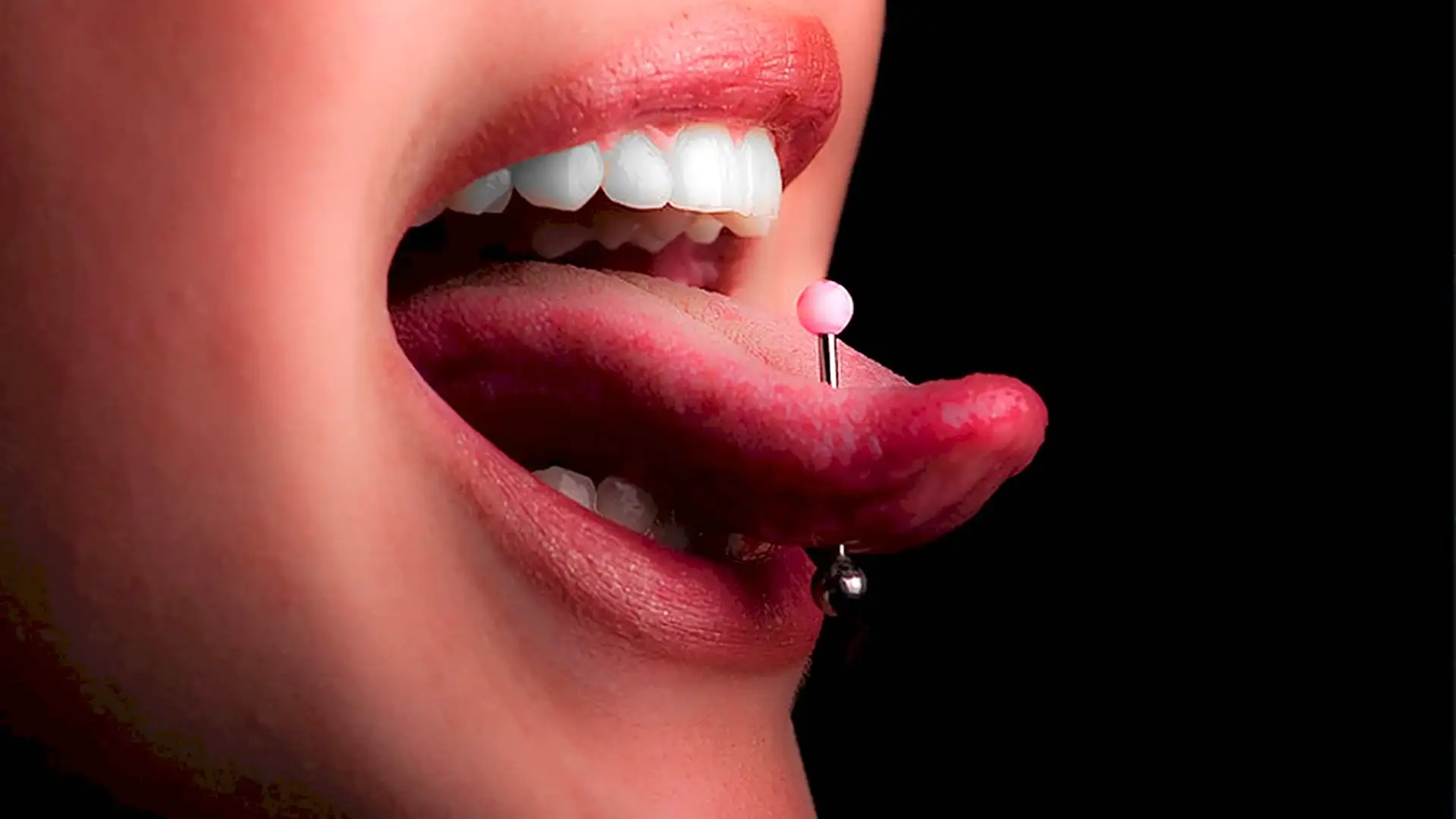 tongue piercing lingua
