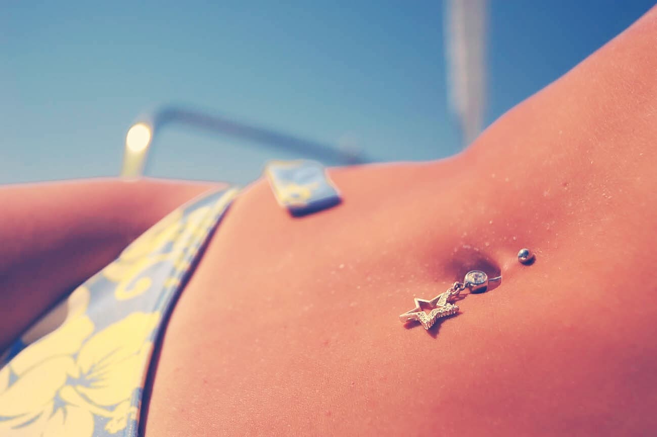 piercing ombelico